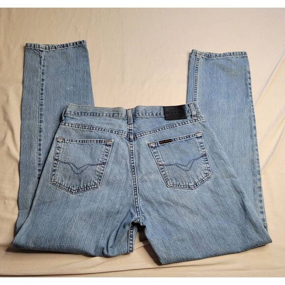 Harley-Davidson Light Blue Straight Men Jeans - Picture 11 of 15